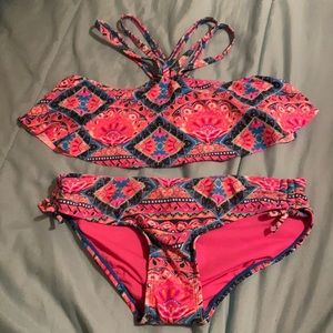Girls 2 piece bathing suit